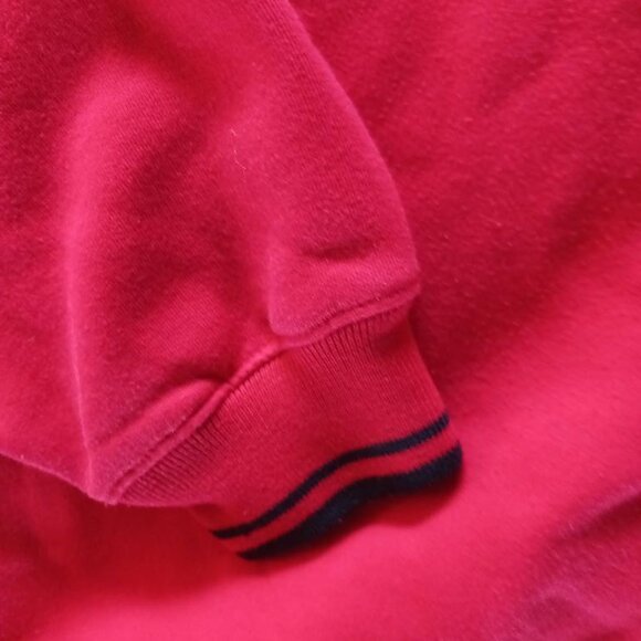 Royal Caribbean International Quarter Zip Jacket Red L/XL Polyester Cotton Blend - Picture 4 of 5